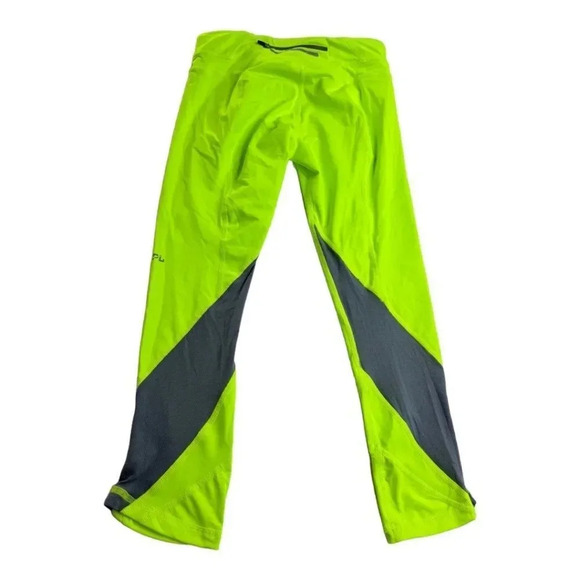APL Neon Yellow Capri Leggings - Picture 2 of 9